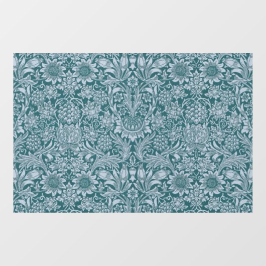 William Morris "Sunflower" 2 Fensteraufkleber (Blatt)