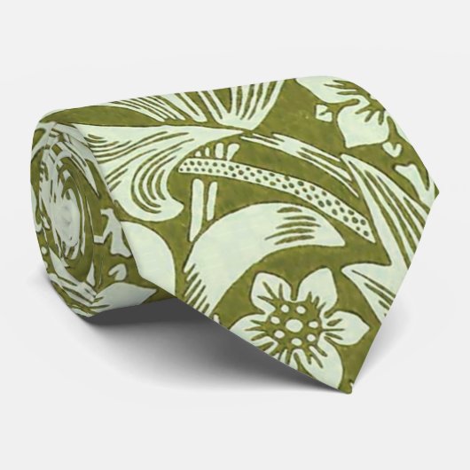 William Morris "Sunflower" 3 Krawatte (Gerollt)