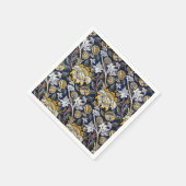 William Morris Sunflower Art Nouveau Serviette (Ecke)