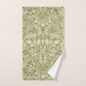 William Morris Sunflower Green Blume Badhandtuch Set (Handtuch)