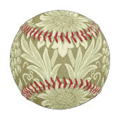 William Morris Sunflower Green Blume Baseball (Vorderseite)