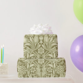 William Morris Sunflower Green Blume Geschenkpapier