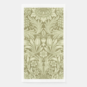 William Morris Sunflower Green Blume Serviette