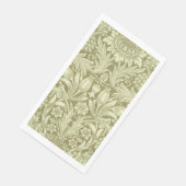 William Morris Sunflower Green Blume Serviette (Ecke)