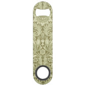 William Morris Sunflower Green Blume Speed Flaschenöffner (Rückseite)