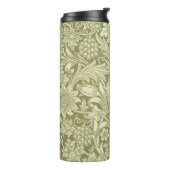 William Morris Sunflower Green Blume Thermosbecher (Nach links gedreht)
