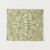William Morris Sunflower Green Blume Wandteppich (Vorderseite (Horizontal))