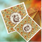 William Morris Sunflower Squirrel Serviette