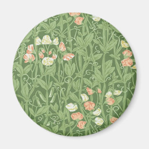William Morris Süße Erbse Blumendesign Magnet