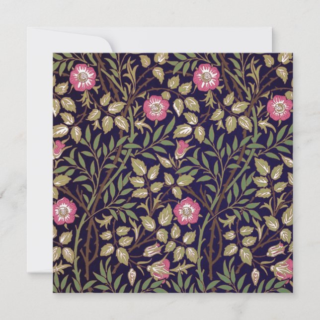 William Morris Sweet Briar Floral Art Nouveau (Vorderseite)
