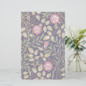 William Morris Sweet Briar Floral Art Nouveau Briefpapier (Stehend Vorderseite)