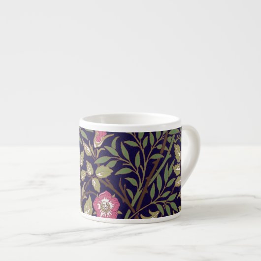 William Morris Sweet Briar Floral Art Nouveau Espressotasse (Vorderseite Rechts)