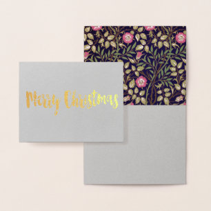 William Morris Sweet Briar Floral Art Nouveau Folienkarte