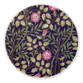 William Morris Sweet Briar Floral Art Nouveau Keramikknauf (Vorderseite)