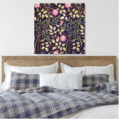 William Morris Sweet Briar Floral Art Nouveau Leinwanddruck (Insitu (Schlafzimmer))