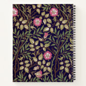 William Morris Sweet Briar Floral Art Nouveau Notizblock (Rückseite)