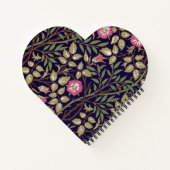 William Morris Sweet Briar Floral Art Nouveau Notizblock (Rückseite)