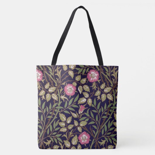 William Morris Sweet Briar Floral Art Nouveau Tasche (Vorderseite)