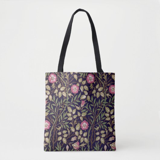 William Morris Sweet Briar Floral Art Nouveau Tasche (Vorderseite)