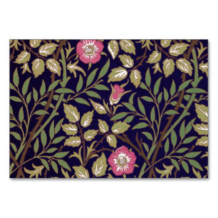 William Morris Sweet Briar Floral Art Nouveau Tischnummer