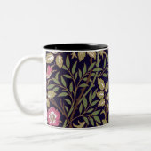 William Morris Sweet Briar Floral Art Nouveau Zweifarbige Tasse (Links)