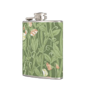 William Morris Sweet Pea Floral Design Flachmann (Links)