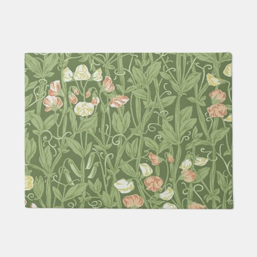William Morris Sweet Pea Floral Design Fußmatte (Vorderseite)