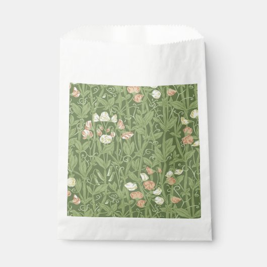 William Morris Sweet Pea Floral Design Geschenktütchen (Vorderseite)