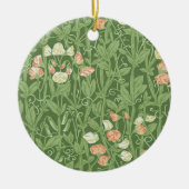 William Morris Sweet Pea Floral Design Keramik Ornament (Vorne)