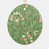 William Morris Sweet Pea Floral Design Keramik Ornament (Links)