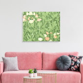 William Morris Sweet Pea Floral Design Leinwanddruck (Insitu (Wohnzimmer))