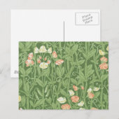 William Morris Sweet Pea Floral Design Postkarte (Vorne/Hinten)
