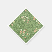William Morris Sweet Pea Floral Design Serviette (Ecke)