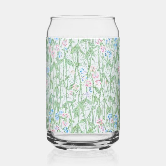 William Morris Sweet Pea Floral Pattern Classic Dosenglas (Vorderseite)