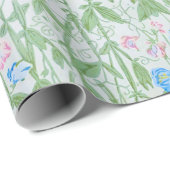 William Morris Sweet Pea Floral Pattern Classic Geschenkpapier (Rolleneckpunkt)