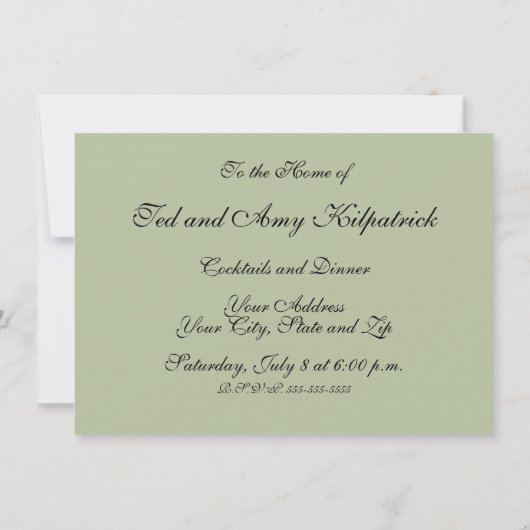 William Morris Sweetbriar Blumenmuseum Einladung (Rückseite)