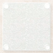 William Morris Sweetbriar Blumenmuseum Glasuntersetzer (Rückseite)