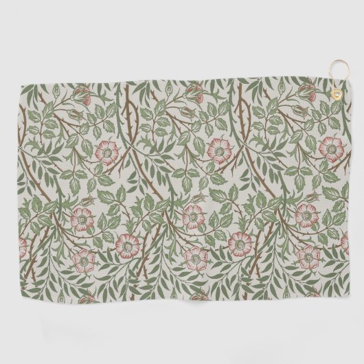 William Morris Sweetbriar Blumenmuseum Golfhandtuch (Horizontal)