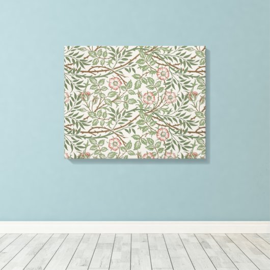 William Morris Sweetbriar Blumenmuseum Leinwanddruck (Insitu (Holzboden))