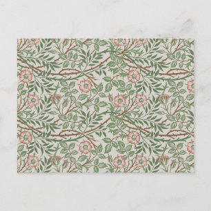 William Morris Sweetbriar Florale Art Nouveau Postkarte