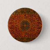 William Morris Tapestry Carpet Rug Button (Vorderseite)