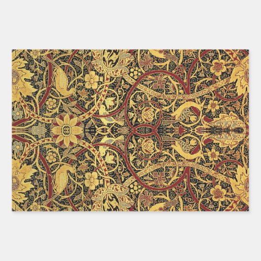 William Morris Tapestry Carpet Rug Geschenkpapier Set (Vorderseite 3)