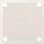 William Morris Tapestry Carpet Rug Glasuntersetzer (Rückseite)