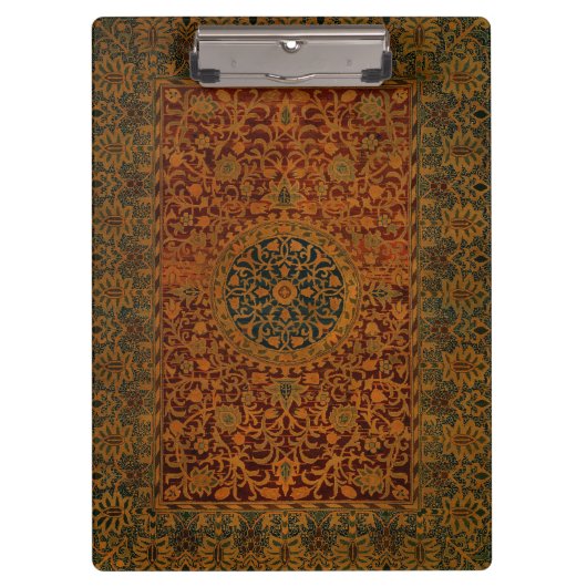 William Morris Tapestry Carpet Rug Klemmbrett (Vorderseite)