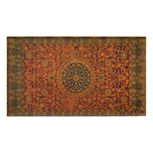 William Morris Tapestry Carpet Rug Namenschild