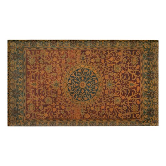 William Morris Tapestry Carpet Rug Namenschild (Vorderseite)