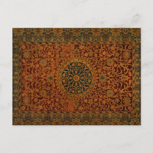 William Morris Tapestry Carpet Rug Postkarte (Vorderseite)