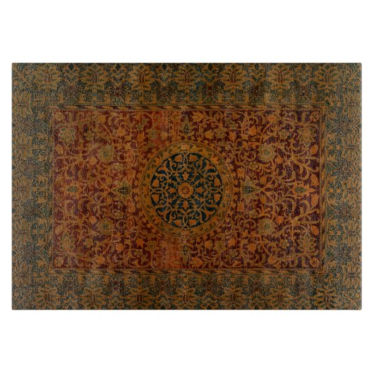 William Morris Tapestry Carpet Rug Schneidebrett (Vorderseite)