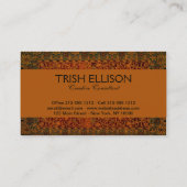 William Morris Tapestry Carpet Rug Visitenkarte (Rückseite)