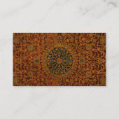 William Morris Tapestry Carpet Rug Visitenkarte (Rückseite)